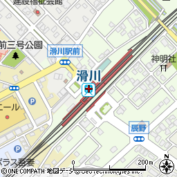 滑川駅周辺の地図