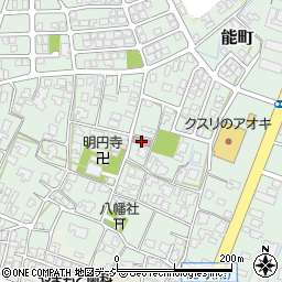 能町自治会公民館周辺の地図