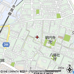 富山県高岡市能町周辺の地図