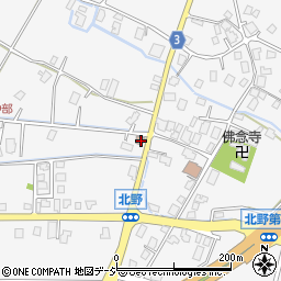 富山県滑川市北野242周辺の地図