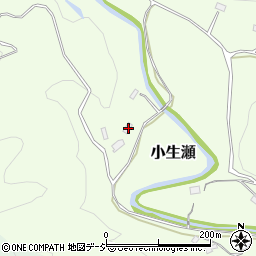 茨城県久慈郡大子町小生瀬1476周辺の地図