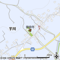 健翁寺周辺の地図