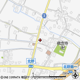 富山県滑川市北野951周辺の地図