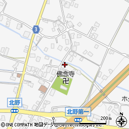 富山県滑川市北野895周辺の地図