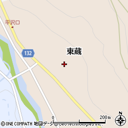 富山県魚津市東蔵400周辺の地図