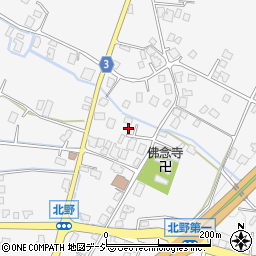 富山県滑川市北野962-2周辺の地図