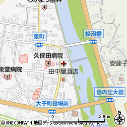 筑波銀行大子支店周辺の地図