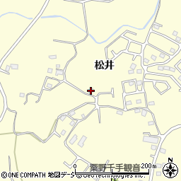 茨城県北茨城市中郷町松井1039周辺の地図