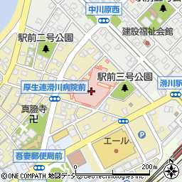 ヤマザキＹショップ厚生連滑川病院店周辺の地図