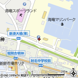 富山県射水市海竜新町周辺の地図