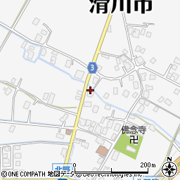 富山県滑川市北野970周辺の地図