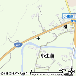 茨城県久慈郡大子町小生瀬77周辺の地図