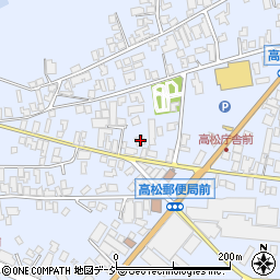 石川県かほく市高松ム74-1周辺の地図