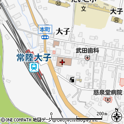 大子町文化福祉会館（まいん）周辺の地図