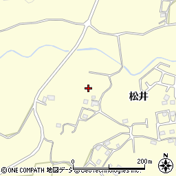 茨城県北茨城市中郷町松井1101周辺の地図