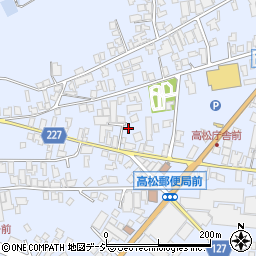 石川県かほく市高松ム73周辺の地図