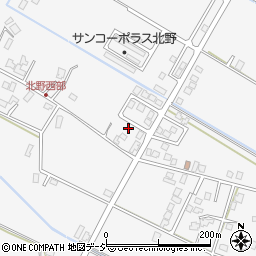 富山県滑川市北野286-4周辺の地図