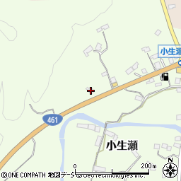 茨城県久慈郡大子町小生瀬214周辺の地図