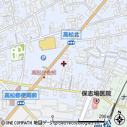 石川県かほく市高松井41-8周辺の地図