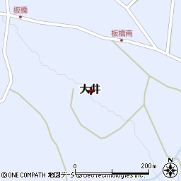 長野県上水内郡信濃町大井周辺の地図