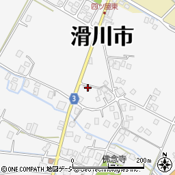 富山県滑川市北野1141-2周辺の地図