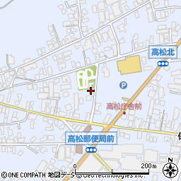 石川県かほく市高松ム60-7周辺の地図