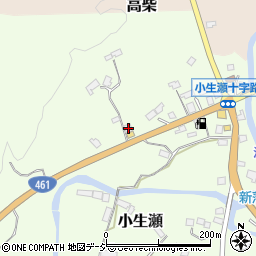茨城県久慈郡大子町小生瀬168周辺の地図