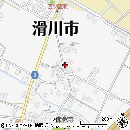 富山県滑川市北野1110周辺の地図