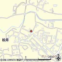 茨城県北茨城市中郷町松井177周辺の地図