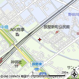 富山県滑川市辰野250-4周辺の地図