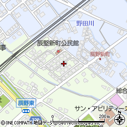 富山県滑川市辰野新町周辺の地図