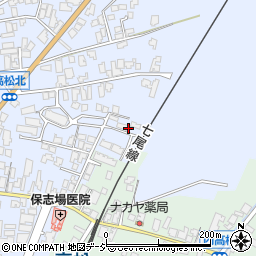 石川県かほく市高松井周辺の地図