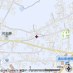 石川県かほく市高松ム4周辺の地図