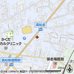 石川県かほく市高松井41-12周辺の地図