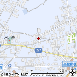 石川県かほく市高松ム7周辺の地図