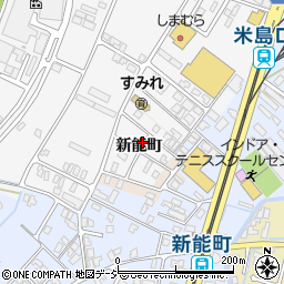 〒933-0075 富山県高岡市新能町の地図