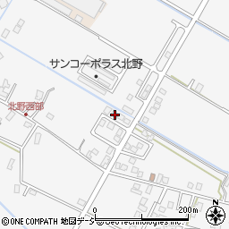 富山県滑川市北野286-18周辺の地図