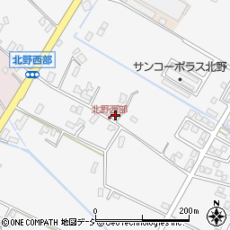 富山県滑川市北野308-7周辺の地図