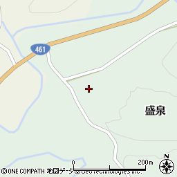 栃木県那須郡那珂川町盛泉855周辺の地図