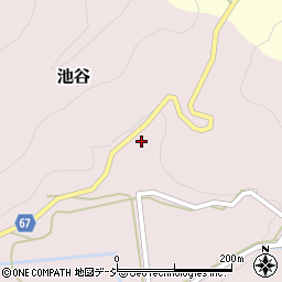 富山県魚津市池谷1381周辺の地図