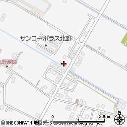 富山県滑川市北野208周辺の地図