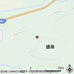 栃木県那須郡那珂川町盛泉842周辺の地図