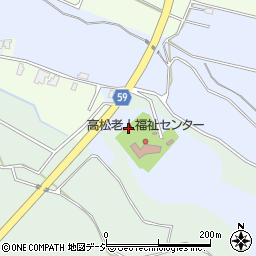 石川県かほく市高松（ヌ）周辺の地図