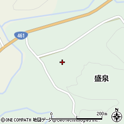 栃木県那須郡那珂川町盛泉849周辺の地図