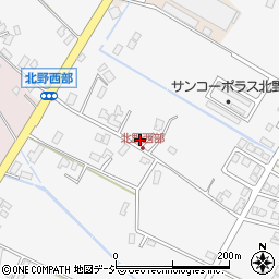 富山県滑川市北野308-2周辺の地図