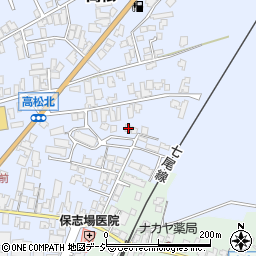 石川県かほく市高松井26周辺の地図