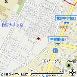 富山県高岡市若葉町周辺の地図