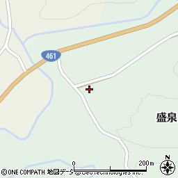 栃木県那須郡那珂川町盛泉858周辺の地図
