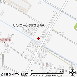 富山県滑川市北野208-1周辺の地図