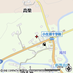 茨城県久慈郡大子町小生瀬109-2周辺の地図